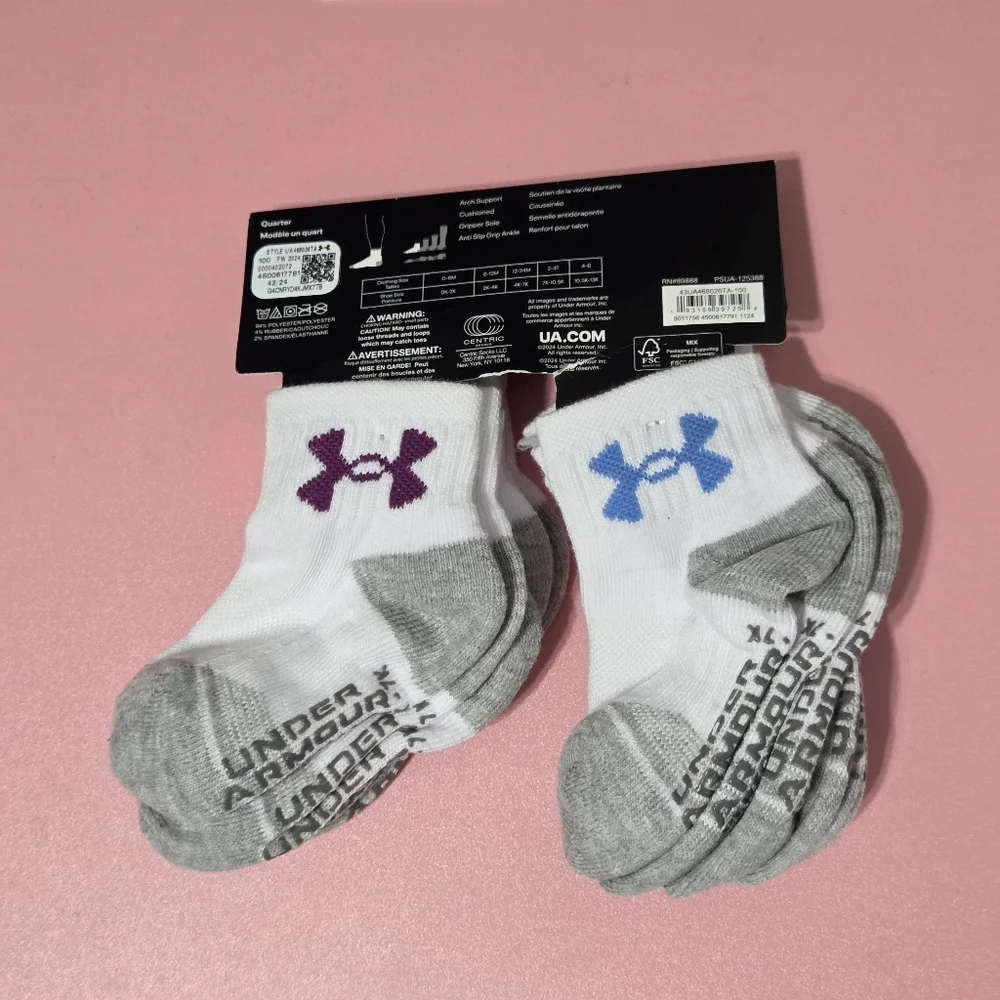 Under Armour 6PK UA PERFORMANCE TECH Cushioned 12-24M